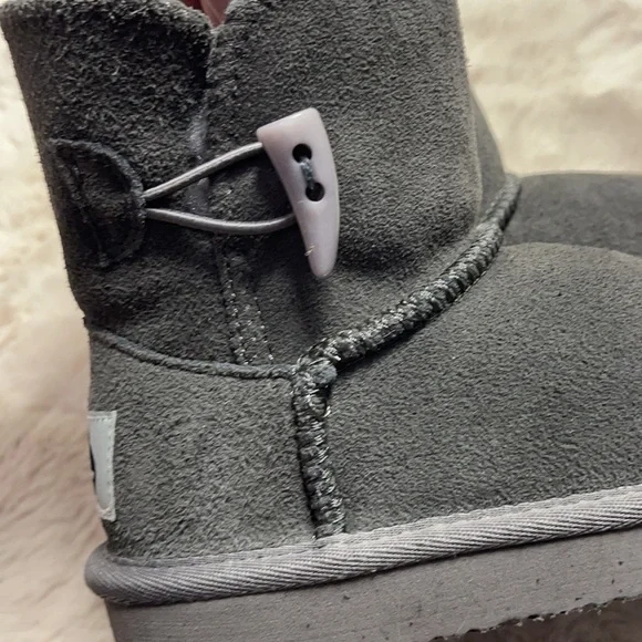 Aussie Merino Suede/Wool Kids Boots Y11 - Picture 8 of 16